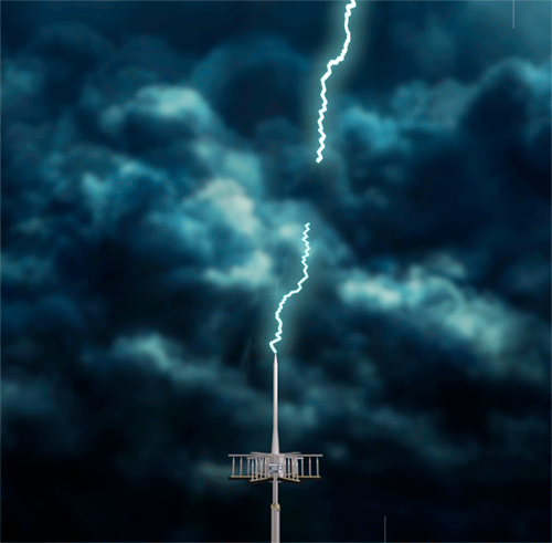 como funciona un pararrayos