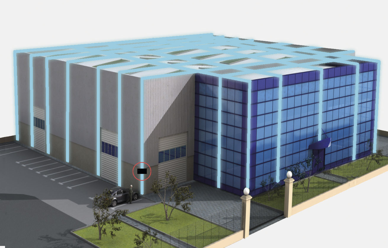 malla capatadora contadores de rayos