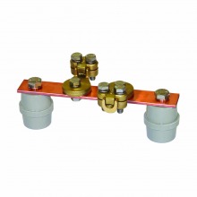 Barramento equipotencial com isoladores Barramento equipotencial com isoladores