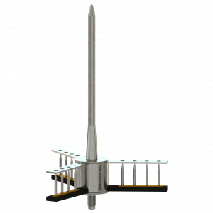 Para-raios ESE INGESCO PDI 3.4 com dispositivo de ionização não eletrônico
