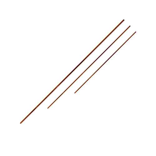 Hastes de aço revestidas de cobre